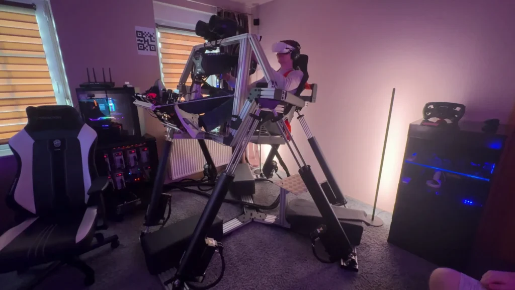 6DOF Motion Rig in its full glory