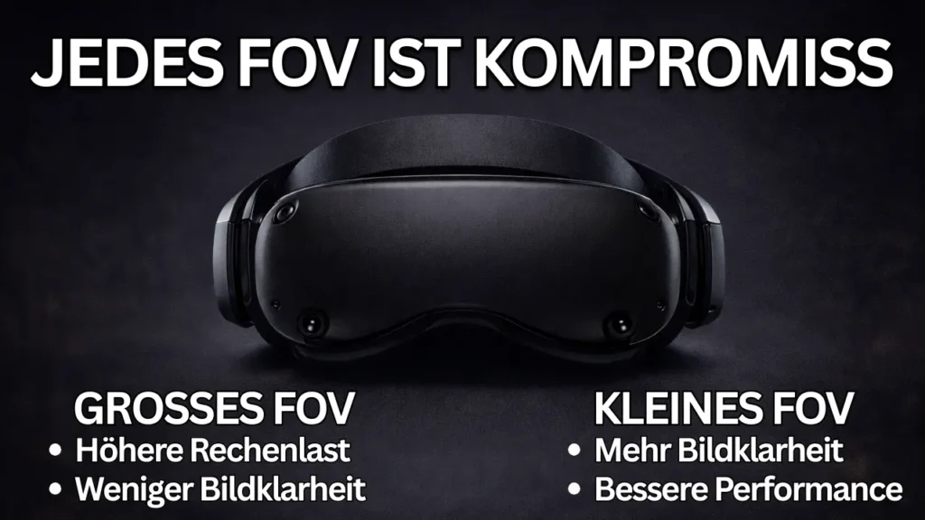Jedes FOV ist ein Kompromiss