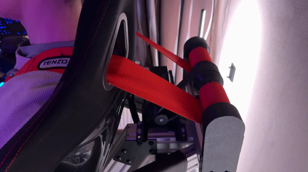 Harness tensioners increase immersion