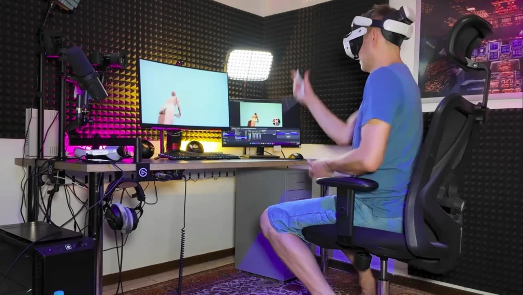 Half Sword funktiniert mit den Quest Controllern, das macht Spaß.